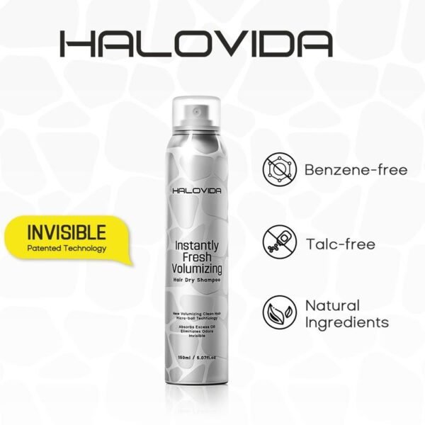 HALOVIDA INSTANT FRESH VOLUMZING HAIR DRY SHAMPOO 5.07FL.0Z - Image 2