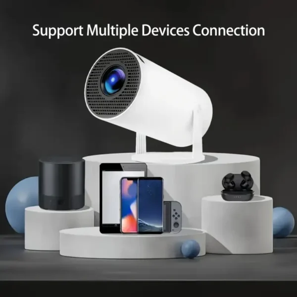 Mini tragbarer 1080P Smart-Projektor – 4K-Decodierung, WiFi6 & Bluetooth 5.0, 180° drehbar, Android 11.0 System – Perfekt als Valentinstagsgeschenk für Zuhause - Image 4