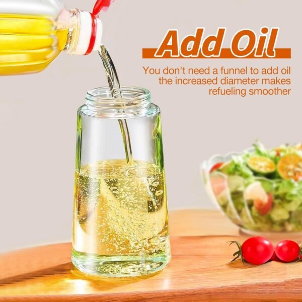 2Pcs Olive Oil Dispenser, 2 in 1 Oil Sprayer for Cooking - Image 3